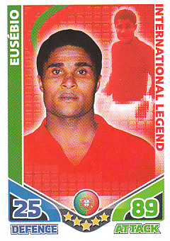 Eusebio Portugal 2010 World Cup Match Attax International Legends #IL
